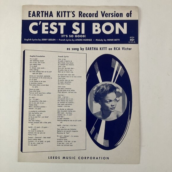 40s 50s Vintage Sheet Music Eartha Kitt, Affair To Remember, Davy Crockett - Picture 7 of 16